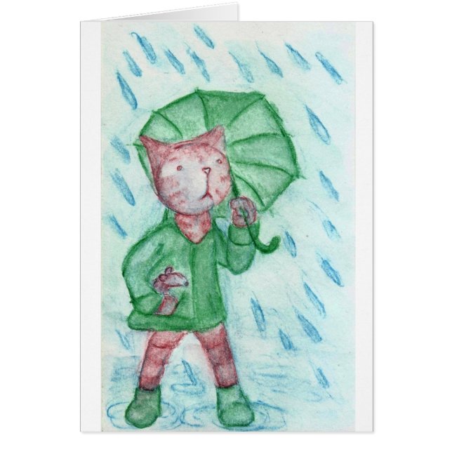 雨の猫そしてマウス (正面)