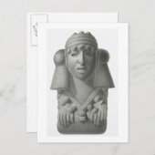 雨の石のアイドル神コシホ、'Ancからのプレート ポストカード (正面/裏面)