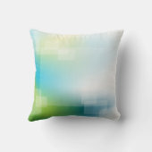 雨の窓抽象芸術アメリカのMoJo枕 クッション (裏面)