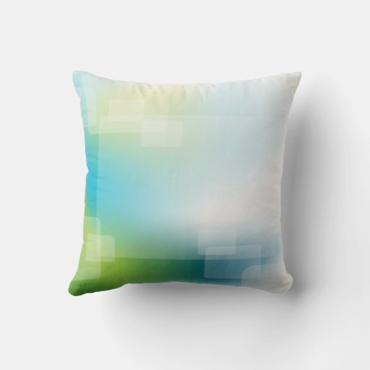 雨の窓抽象芸術アメリカのMoJo枕 クッション (裏面)