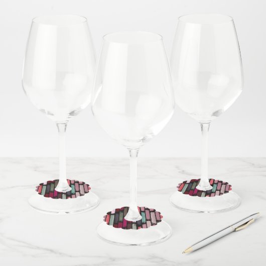雨の色3 ワイングラスタグ (セット)