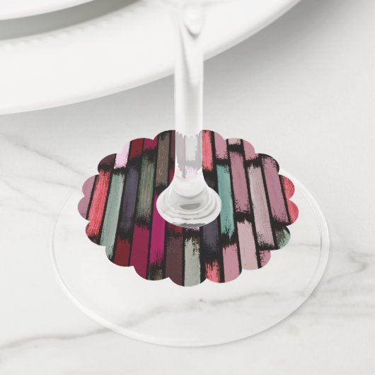 雨の色3 ワイングラスタグ (クローズアップ)