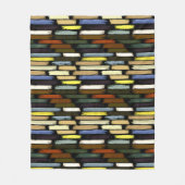 雨の色4 フリースブランケット (正面)