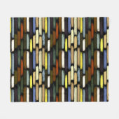 雨の色4 フリースブランケット (正面(横))