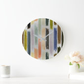 雨の色5 ラージ壁時計 (ホーム)