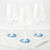 雨の色7 ワイングラスタグ (セット)