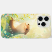 雨の花畑で楽しむカワウソ Case-Mate iPhoneケース (裏面 (横))