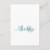 雨の花 エンクロージャーカード (裏面)