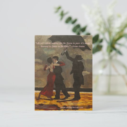 「雨の踊り」 ポストカード (スタンド正面)