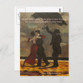 「雨の踊り」 ポストカード (正面/裏面)