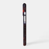 雨の通りの暖かい光 iPhone 16ケース (左側面)