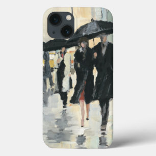 雨の都市 iPhone 13ケース