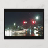 雨の降る家 ポストカード (正面)