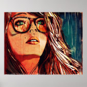 雨の降る火 ポスター (正面)