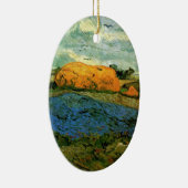 雨の降る空の下の干草の山　(フィンセント・ファン・ゴッホ) セラミックオーナメント (右)