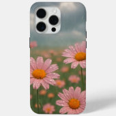 雨の降る花の花びらに水が滴る Case-Mate iPhoneケース (裏面)