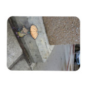 雨の降る雪の降る日 マグネット (横)