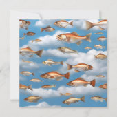 雨の降る魚 カード (正面)