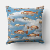 雨の降る魚 クッション (裏面)