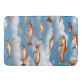 雨の降る魚 バスマット (正面)
