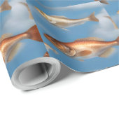 雨の降る魚 ラッピングペーパー (ロールコーナー)