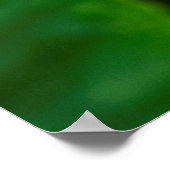 雨の雨滴の水滴葉の雨 ポスター (角)