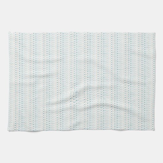 雨の雫パターン キッチンタオル (横)