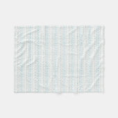 雨の雫パターン フリースブランケット (正面(横))