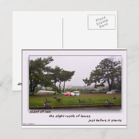 雨の香り ポストカード (正面/裏面)
