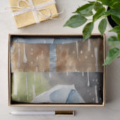 雨の黄金のドードルの冒険：デコパージュ 薄葉紙 (ギフト)