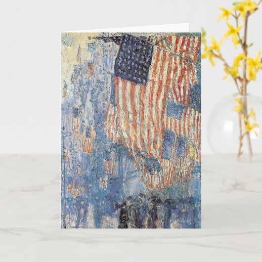 雨のHassamの道 カード (黄色い花)