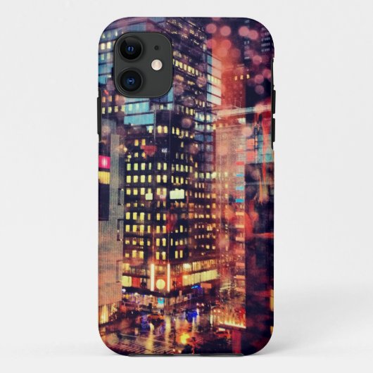 雨のNYC iPhoneケース Case-Mate iPhoneケース (裏面)