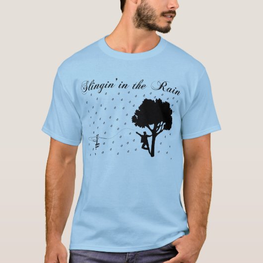 雨のSlingin Tシャツ (正面)