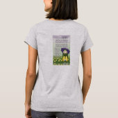 雨のTシャツを通して Tシャツ (裏面)