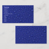 雨は名刺を落とします 名刺 (正面/裏面)