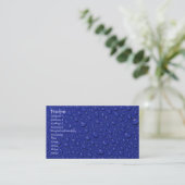 雨は名刺を落とします 名刺 (スタンド正面)