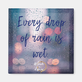 雨は磁石が湿る マグネット