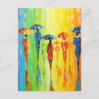 雨もしが降ったら明るい ポストカード