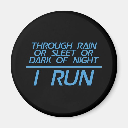 雨やそりを通じて…私走 マグネット (正面)