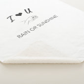 雨や太陽を愛する シェルパブランケット (3/4)