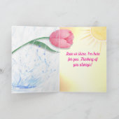 雨や輝きはあなたは私の考えあなたと カード (内部)