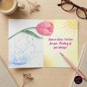 雨や輝きはあなたは私の考えあなたと カード