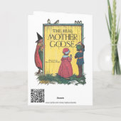 雨よ、雨よ、行ってしまえ - マザー・グースの伝承童謡 カード (裏面)