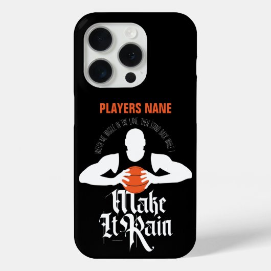 雨を降らせる（バスケットボール）ケースメイトiPhoneケース Case-Mate iPhoneケース (裏面)