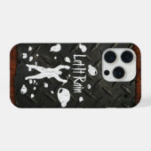 雨を降らせる(ホッケー) iPhoneケース (裏面横)