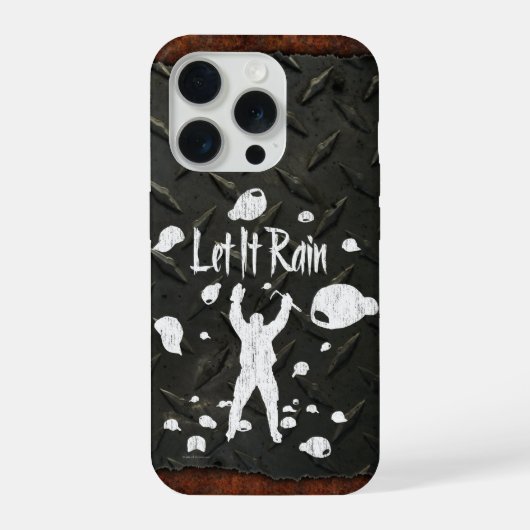 雨を降らせる(ホッケー) iPhoneケース (裏面)