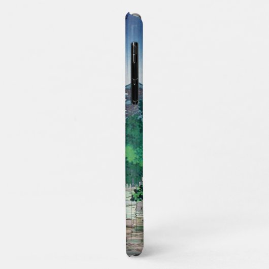 雨カッコいい中東和風川瀬神社 Case-Mate iPhoneケース (裏面/左)