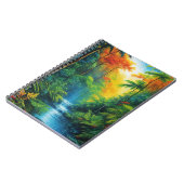 雨カラフル林 ノートブック (左側)