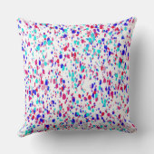雨カラフル柄枕 クッション (裏面)