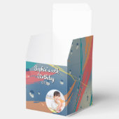 雨カラフル滴ブラッシュストロークキャンディーフェイスボックス フェイバーボックス (オープン)